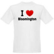 I Love Bloomington Organic Men's T-Shirt